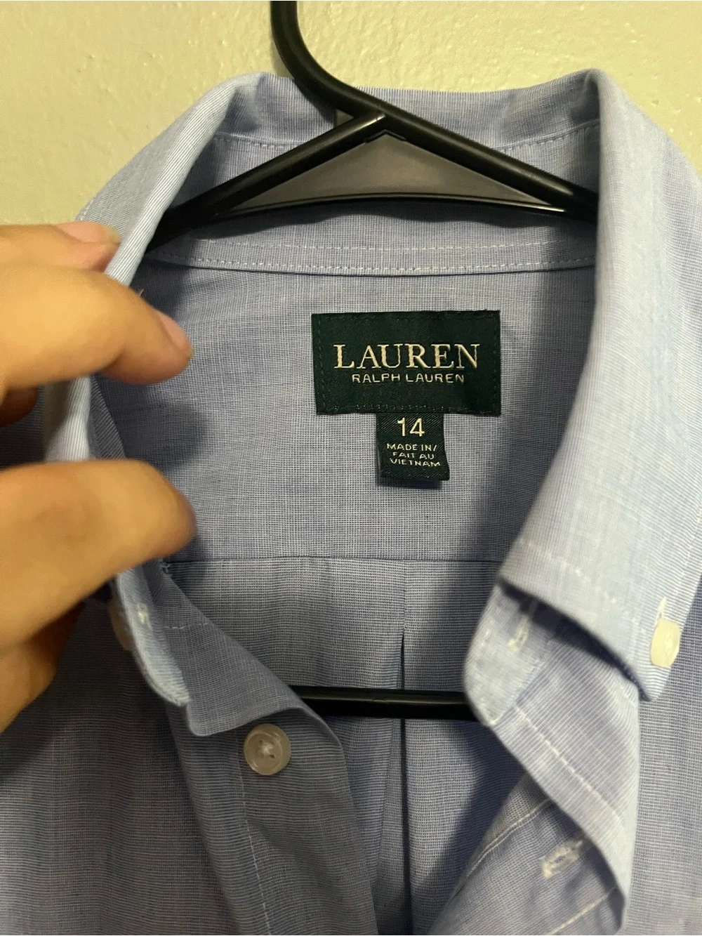 Ralph Lauren Light Blue Button-Down Oxford Shirt